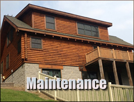  Stony Ridge, Ohio Log Home Maintenance