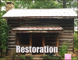 Historic Log Cabin Restoration  Stony Ridge, Ohio